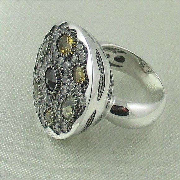 Sima K 3.07ct Shades of Quartz "Grecian" Ring - Picture 2 of 8